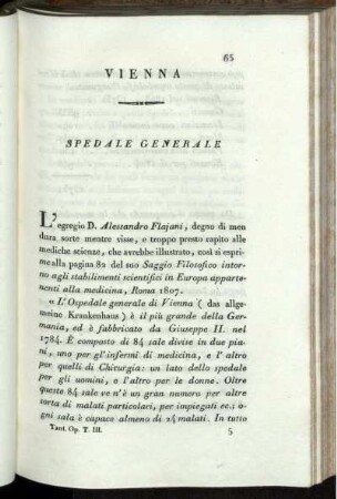 Spedale Generale di Vienna
