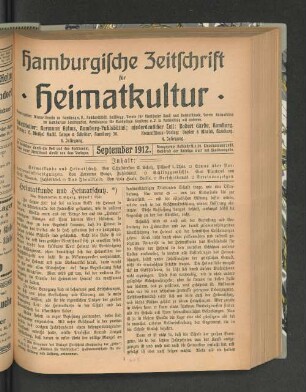 4. Jahrgang. September 1912.