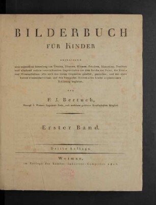 Bd. 1: Bilderbuch für Kinder