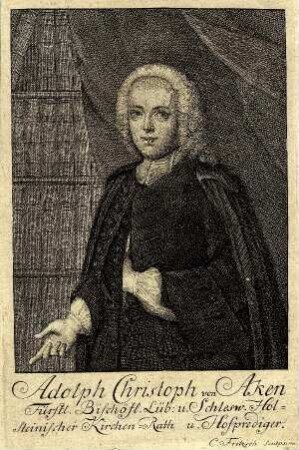 Bildnis von Adolf Christoph von Aken (1713-1768)
