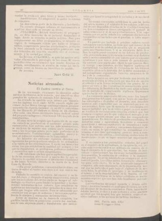 Noticias atrasadas. : El cuatro contra el cinco.