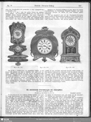 Die elektrischen Erscheinungen der Atmosphäre (Fortsetzung statt Schluß von No. 19)