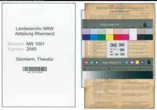 Entnazifizierung Theodor Gormann, geb. 23.05.1896 (Gastwirt)