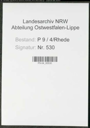 Namensverzeichnis Rhede, Sterbefälle