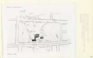 Hallenschwimmbad, Freiburg/Breisgau-Oberau (Diplomarbeit bei Kurt Dübbers): Lageplan 1:1000