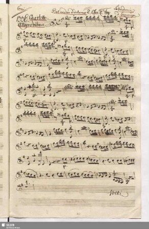 1336. Quartetto: Bel veder d'intorno / Gazzaniga, G.