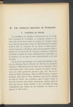 1. Cordillera de Mérida