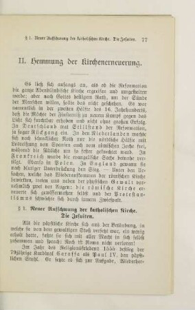 II. Hemmung der Kirchenerneuerung