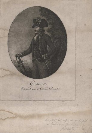 Porträt des Generals Adam-Philippe de Custine