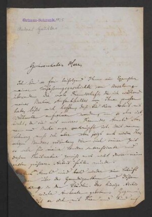 Brief an Jacob Grimm : 15.09.1860