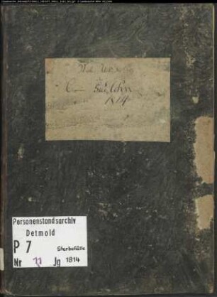 Zivilstandsregister der Munizipalität Südlohn (T 1814)