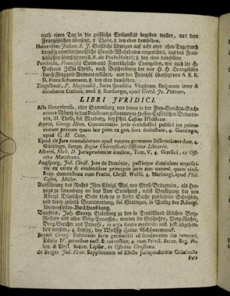 Libri Jvridici.
