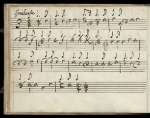 Sarabande. Gigue