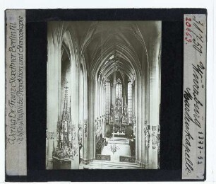Würzburg, Marienkapelle (Marktplatz) : Innenansicht, Blick nach O