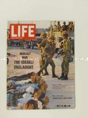Internationale Ausgabe des US-Magazins "LIFE" zum Krieg im Nahen Osten