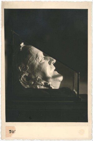 Totenmaske Richard Wagners (1813-1883)