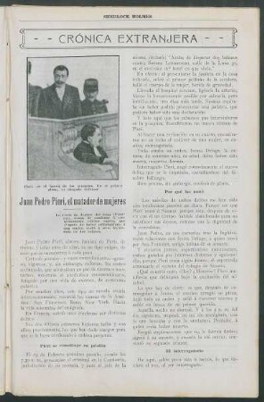 Crónica extranjera