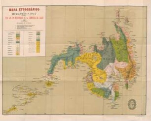 Mapa etnográfico de Mindano y Joló