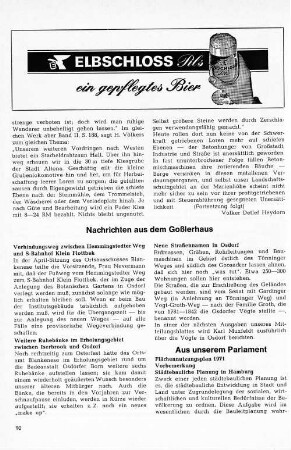 Aus unserem Parlament