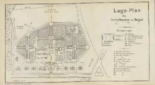Laage-Plan des Strafgefängnisses zu Tegel