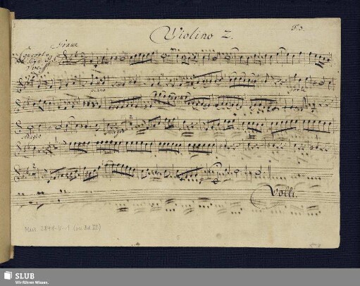 [No.3.] Concerto [c-Moll] Violino 2.