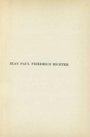 Jean Paul Friedrich Richter