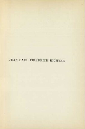 Jean Paul Friedrich Richter