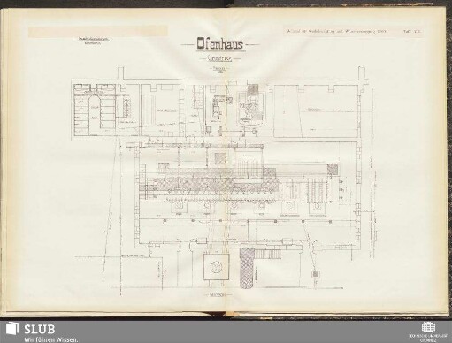 Tafel VII. Ofenhaus. Grundriss