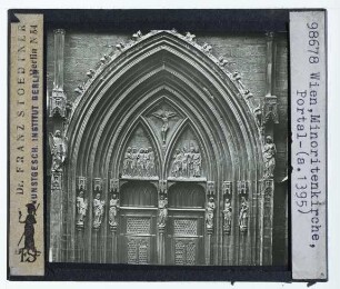 Wien, Minoritenkirche : Außenansicht, Westportal