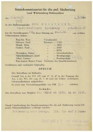 Eberhardt, Otto