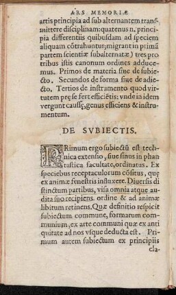 De Subiectis