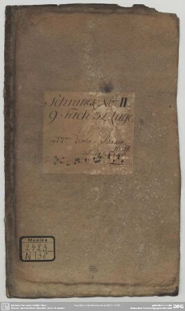 Symphonies - Mus.2423-N-30 : strings, bc - D; FaWV M:D1