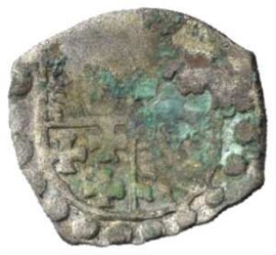 Münze, Pfennig (einseitig), Pfennig (Schüsselpfennig), 1580 - 1595