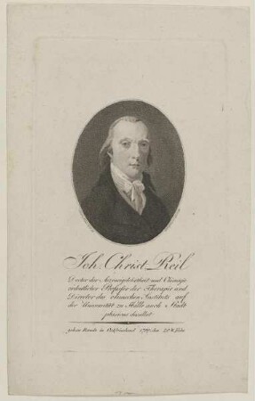 Bildnis des Joh. Christ. Reil