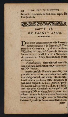 Caput VI. De Poenis Simoniacorum