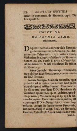 Caput VI. De Poenis Simoniacorum