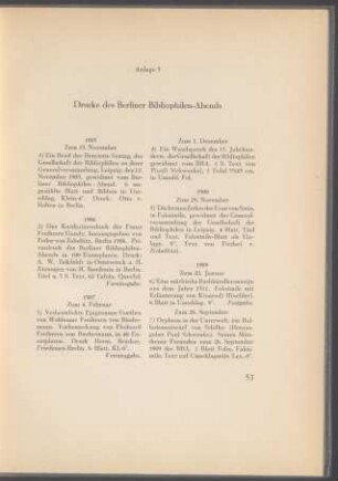 3. Drucke des Berliner Bibliophilen-Abends