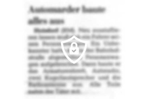 Automarder baute alles aus