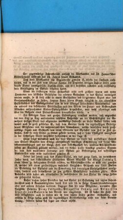 Jahres-Bericht des unter dem allerhöchsten Schutze Ihrer Majestät der Königin-Mutter stehenden Kinder-Spitals in München. 22. 1868 (1869)
