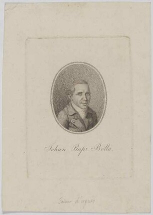 Bildnis des Johann Bapt. Bolla
