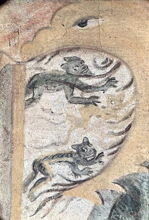 Die Erschaffung der Landtiere und die Scheidung von Engeln und Teufeln