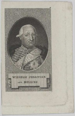 Bildnis des Wilhelm Sebastian von Belling
