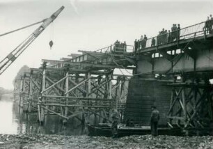 Mainbrücke - Umbau und Wiederherstellung, Offenbach, 1946