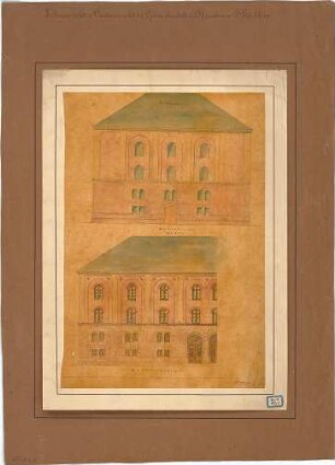 Bürklein, Friedrich; München, Sonnenstr.; Entbindungsheim (Gebärhaus, Gebäranstalt, Frauenklinik) - Ansichten