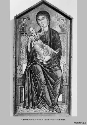 Thronende Madonna mit Kind