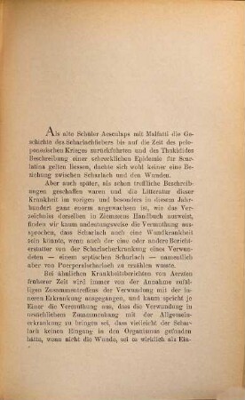 Ueber Scharlach bei Verwundeten