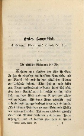 Der vollkommene Christ : mit einem Anhange der gewöhnlichen Gebete, 4. Das heilige Sakrament der Ehe