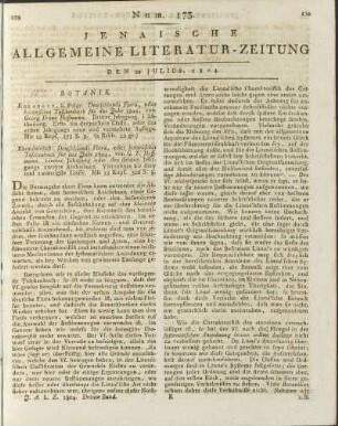 Num. 173. Den 20. Julius. 1804
