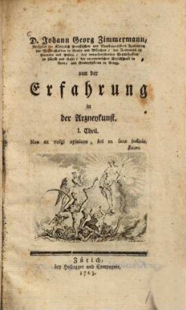 Von der Erfahrung in der Arzneykunst, 1
