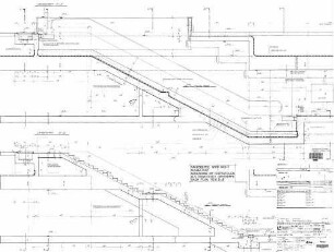 Stuttgart Hbf: Längsschnitte Treppe H 11 B/A S-Bahn Baulos 3